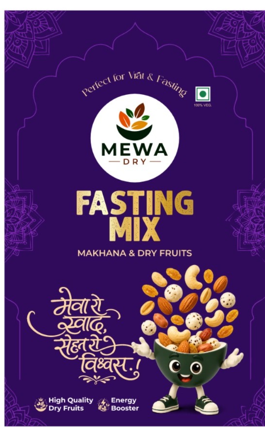 Mewa Dry Fasting Mix — makhana and dry fruits pack
