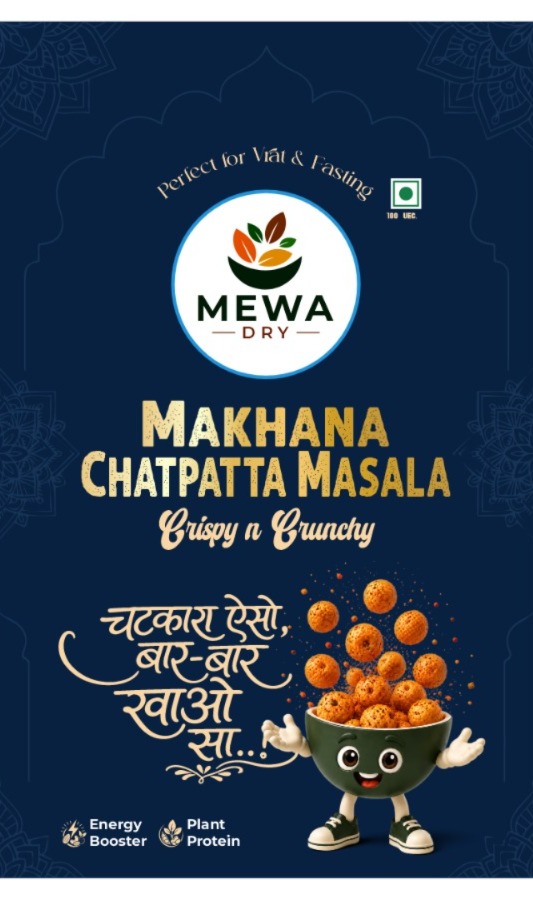 Mewa Dry Makhana Chatpatta Masala pack